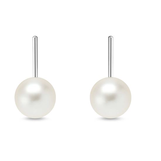 Immagine di Orecchini perla naturale acqua dolce con ago in Argento - Perla Classic
