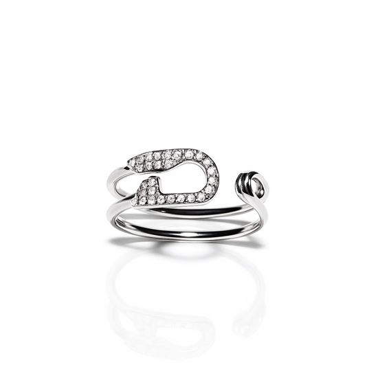 Immagine di Anello donna in acciaio inox-Spillo