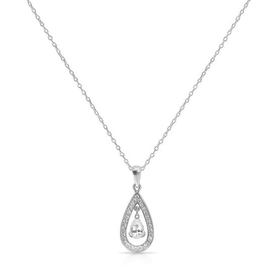 Immagine di Collana a Goccia Zirconi Elegante Donna - Luminosa