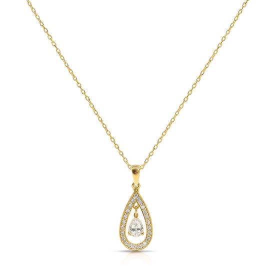 Immagine di Collana a Goccia Zirconi Elegante Donna - Luminosa