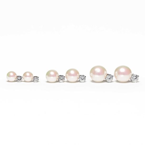 Immagine di Orecchini  Perla Acciaio inox Zircone - Unique