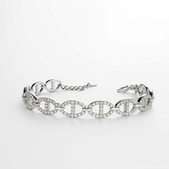 Immagine di Bracciale donna elegante acciaio - Felicita'