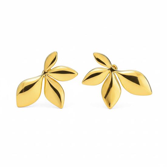 Immagine di Orecchini Fiore Petalo Acciaio Inox Water Proof Donna - Lexi