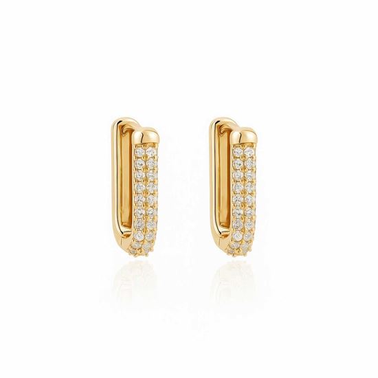 Immagine di Orecchini Acciaio Inox Brillantini Zirconi Elegante Donna -  carissa