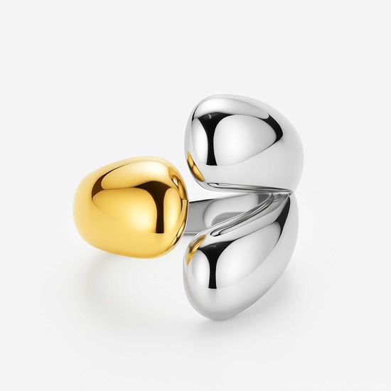 Immagine di Anello  acciaio inox regolabile -Elysee