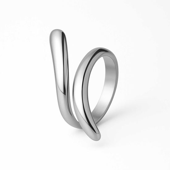 Immagine di Anello acciaio inox  misura regolabile -Flus