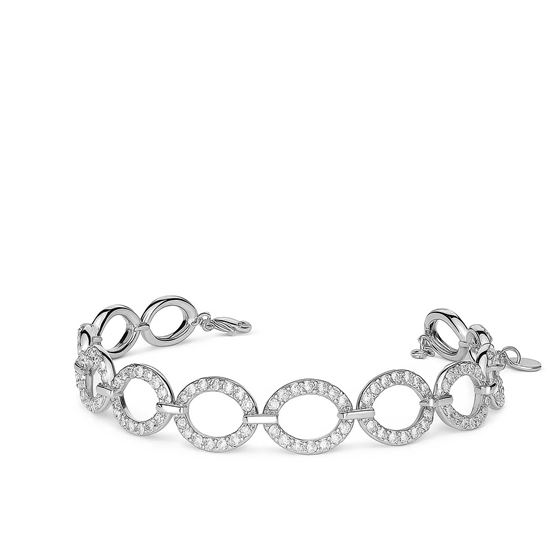 Immagine di Bracciale donna elegante acciaio-gioia