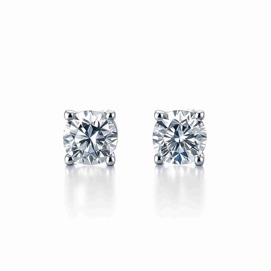 Immagine di Orecchini ago argento s925 Zircone AAA -Punto Luce