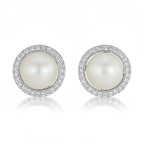 Immagine di Orecchini  Ago Argento s925 Perla acqua dolce Naturale - Nora