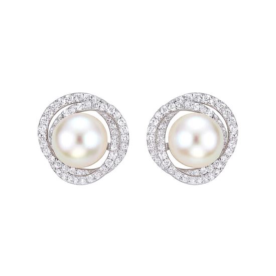 Immagine di Orecchini Ago Argento Perla d'acqua Dolce Naturale - Isabella