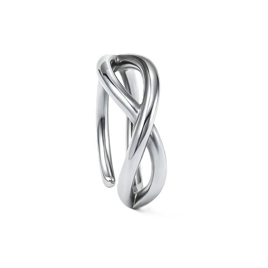 Immagine di Anello acciaio inox regolabile- Infinity