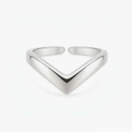 Immagine di Anello mignolo acciaio inox-Vittoria