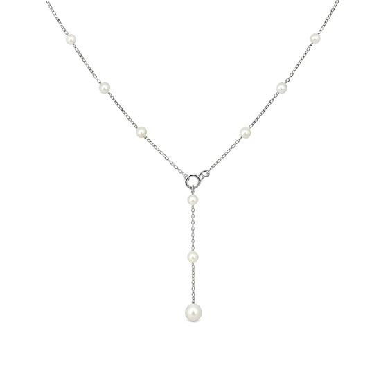 Immagine di Collana Simple perla Acciaio Inox - Perlina