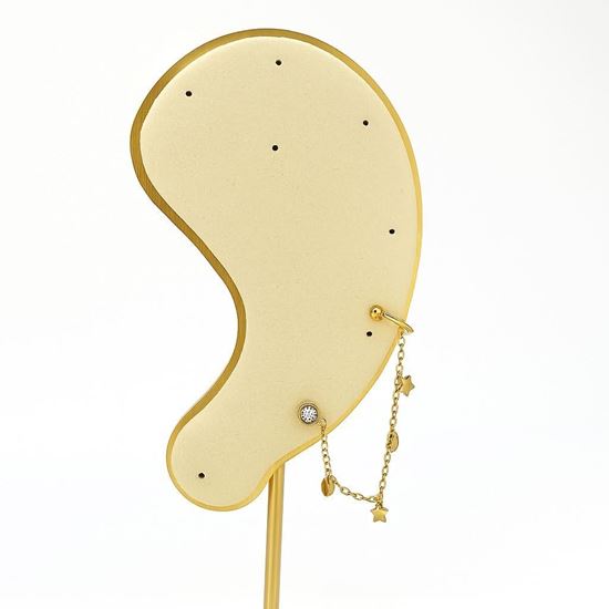 Immagine di Mono Orecchino Stella Zirconia - Punto luce Cuff