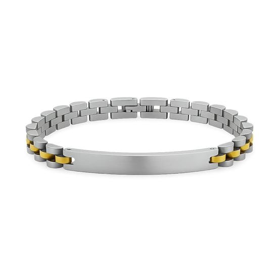 Immagine di Bracciale uomo  in acciaio -Jonny