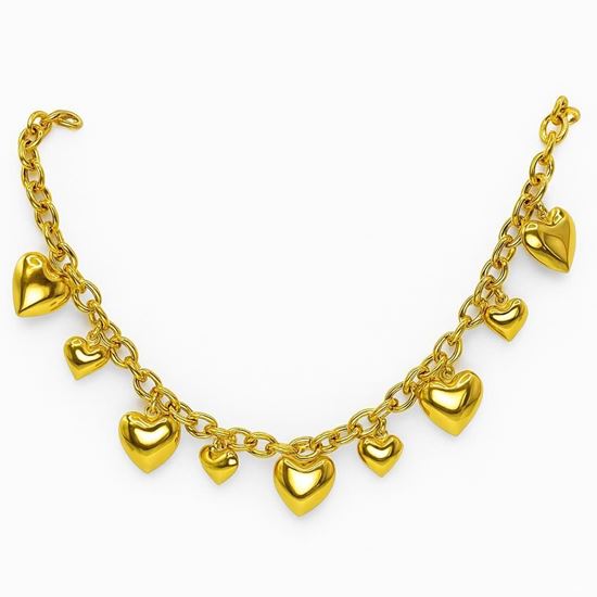 Immagine di Collana Acciaio Inox Donna Elegante Water Proof - Suonario Cuore