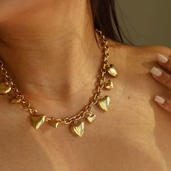 Immagine di Collana Acciaio Inox Donna Elegante Water Proof - Suonario Cuore