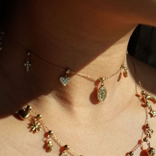 Immagine di Collana catenina Filo Blessed Heart - INCANTO Choker