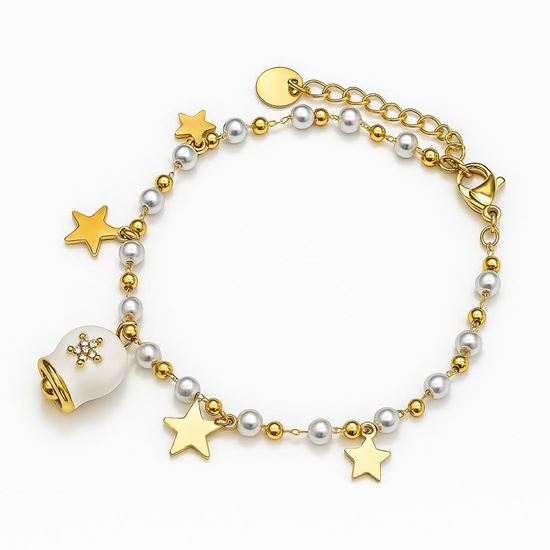 Immagine di Bracciale dona campanella in acciaio - Bell Star