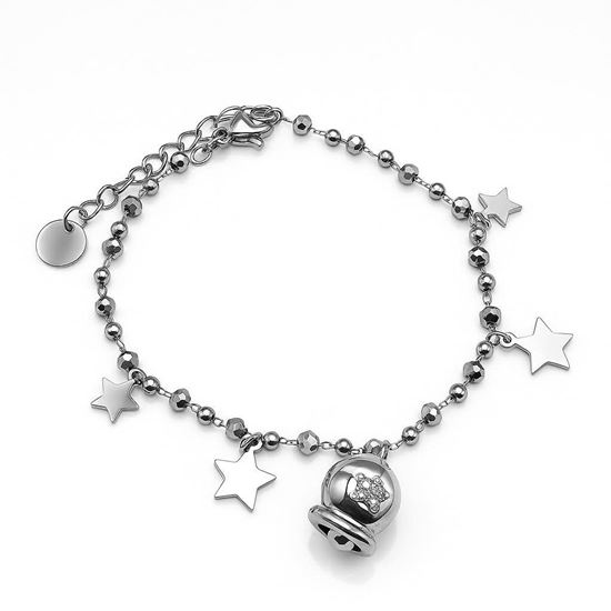 Immagine di Bracciale dona campanella in acciaio - Bell Star