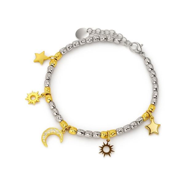 Immagine di Bracciale dona in acciaio- Luminosa