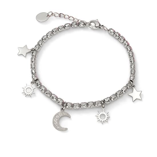 Immagine di Bracciale dona in acciaio- Luminosa