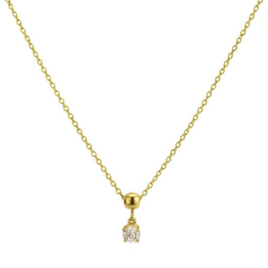 Immagine di Collana Acciaio Inox filo Zirconia -  INCANTO Punto Luce