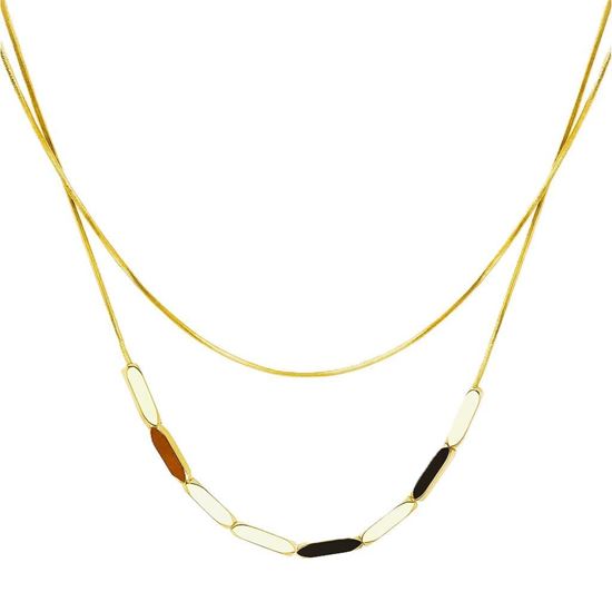 Immagine di Collana set 2 pz Acciaio Inox Donna Water Proof -  Evan