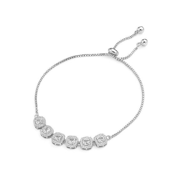 Immagine di Bracciale Donna acciaio inox  Zirconi Gemma Elegante-  Angel Silver