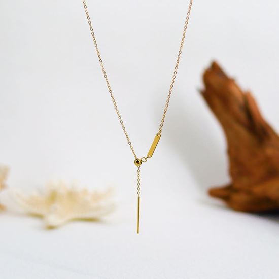 Immagine di Collana filo basic Acciaio Inox Donna Regolabile - INCANTO