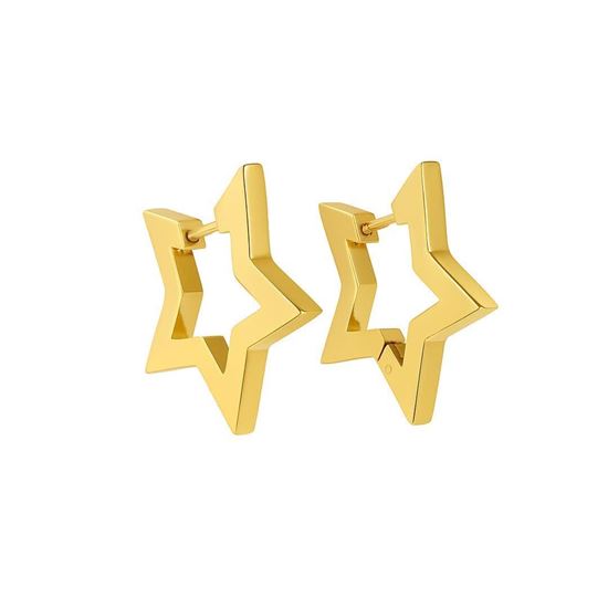 Immagine di Orecchini Acciaio inox stella -  Stella Viva
