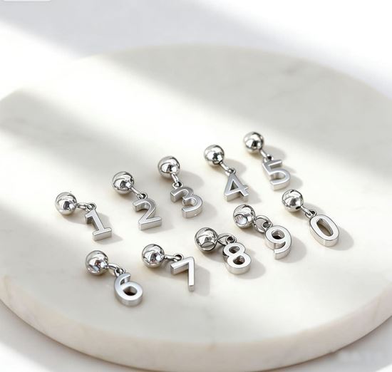 Immagine di Ciondolo Acciaio Inox numeri - INCANTO