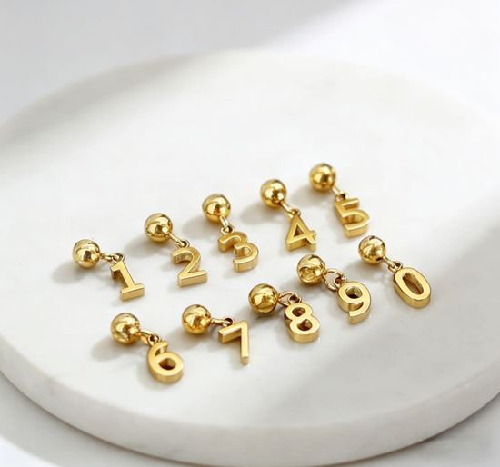 Immagine di Ciondolo Acciaio Inox numeri - INCANTO