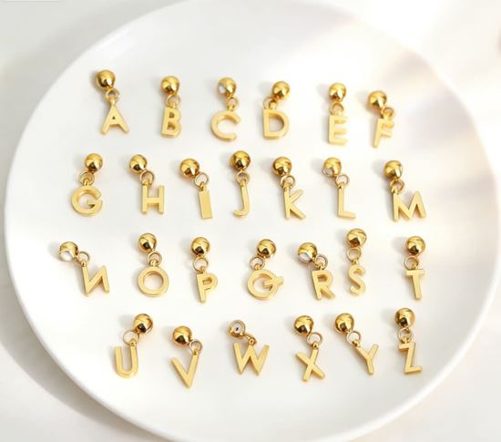 Immagine di Ciondolo  lettere Acciaio Inox Water Proof - INCANTO