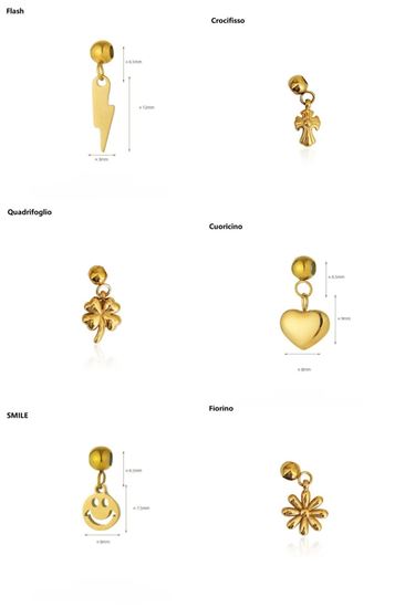 Immagine di Ciondolo Charm Simbol Acciaio Inox - INCANTO