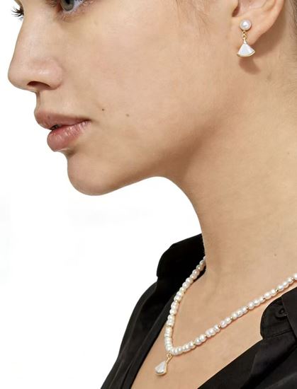 Immagine di Collana Perla Madreperla Donna placcato oro 18k-  Maya Gold